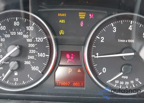 2009 BMW 328I xDrive из США, поврежденный, VIN WBAPK53509A512875